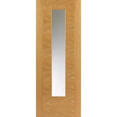 Ostria Oak Pre-Finished Glazed Internal Door - All Sizes - JB Kind