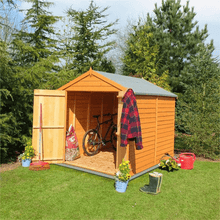 Load image into Gallery viewer, Overlap 8ft x 6ft Double Door Premium Apex Shed - Shire
