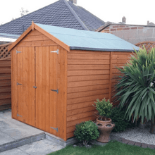 Load image into Gallery viewer, Overlap 8ft x 6ft Double Door Premium Apex Shed - Shire
