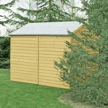 Load image into Gallery viewer, Overlap 8ft x 6ft Double Door Premium Apex Shed (Pressure Treated) - Shire
