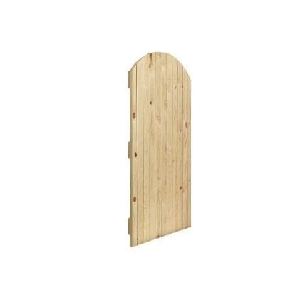 Oxford Arched Un-Finished Softwood Gate - 1829mm x 915mm - JB Kind