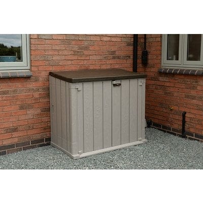 Forest Large Garden Storage Unit - 842 Litre Taupe - Forest Garden