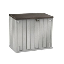 Load image into Gallery viewer, Forest Extra Large Garden Storage Unit / Bin Store - 1200 litre Grey - Forest Garden
