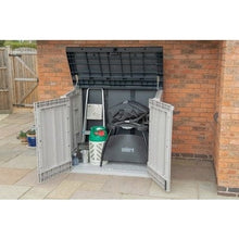 Load image into Gallery viewer, Forest Extra Large Garden Storage Unit / Bin Store - 1200 litre Grey - Forest Garden
