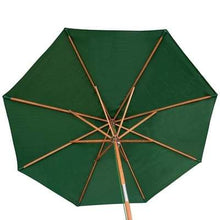 Load image into Gallery viewer, Willington Green 2.7m Wooden Parasol - Rowlinson Outdoor &amp; Garden
