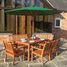 Load image into Gallery viewer, Willington Green 2.7m Wooden Parasol - Rowlinson Outdoor &amp; Garden
