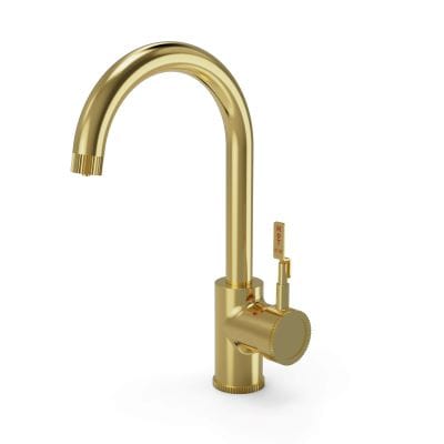 Industrial Single Lever 3 in 1 Hot Water Kitchen Tap - Ellsi