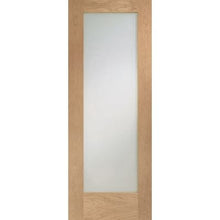 Load image into Gallery viewer, Pattern 10 Pre-Finished Internal Oak Door with Clear Glass - All Sizes - XL Joinery
