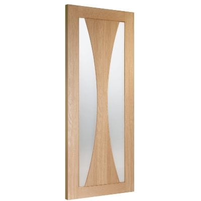 Verona Internal Oak Door with Obscure Glass - All Sizes