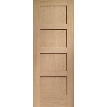 Load image into Gallery viewer, Shaker 4 Panel Internal Oak Door - All Sizes
