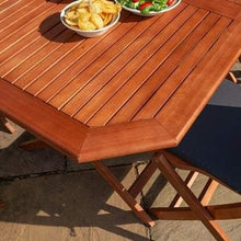 Load image into Gallery viewer, Plumley Six Seater Dining Set Grey Cushions - Rowlinson Outdoor &amp; Garden
