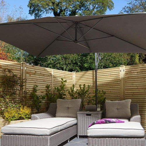 Prestbury Rectangular Overhang Parasol - Rowlinson Outdoor & Garden