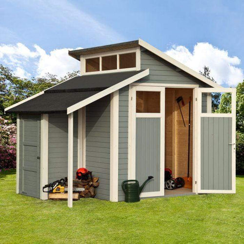 7ft x 10ft Skylight Shed with Store - Rowlinson Sheds