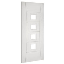 Load image into Gallery viewer, Pamplona White Primed Glazed Internal Door - All Sizes - Deanta
