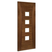 Load image into Gallery viewer, Pamplona Prefinished Walnut Glazed Internal Fire Door FD30 - All Sizes - Deanta
