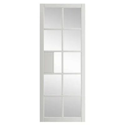 Plaza White Pre-Finished Glazed Internal Door - All Sizes - JB Kind
