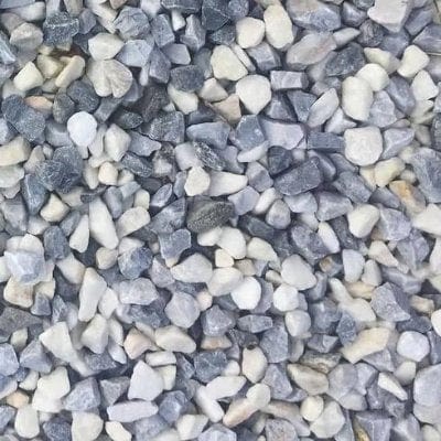 20mm - Polar Ice Gravel Chippings - 850kg Bag - Build4less