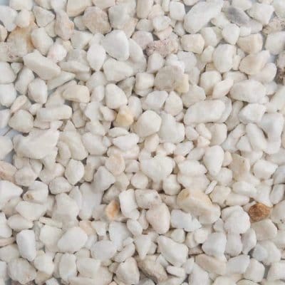 20mm - Polar White Gravel Chippings - 850kg Bag - Build4less