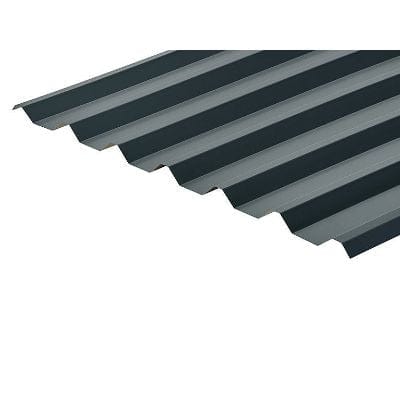 Cladco 34/1000 Box Profile Polyester Paint Coated 0.5mm Metal Roof Sheet (Slate Blue) - All Sizes - Cladco