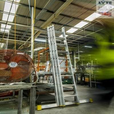 LytePro Double Section Extension 2 x Tread Ladder - All Sizes - Lyte Ladders Ladders