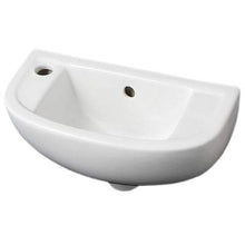 Load image into Gallery viewer, Compact 45cm Slim Line Basin 1 Tap Hole in Alpine White - All Styles - RAK Ceramics
