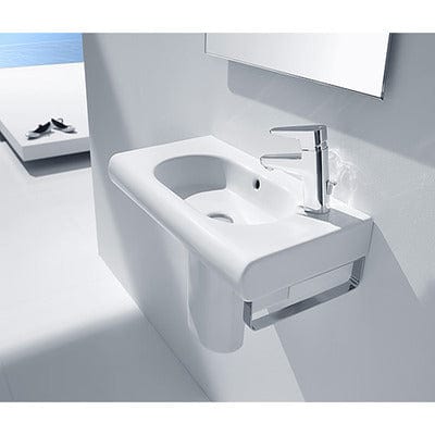 Meridian-N Compact 600mm Wall-Hung Basin 1Th - Roca