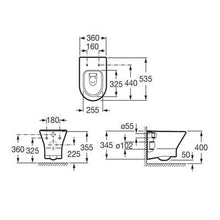 Load image into Gallery viewer, Nexo Wall Hung Toilet Pan - Roca
