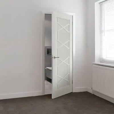Quartz White Primed Internal Door - All Sizes - JB Kind