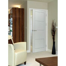 Load image into Gallery viewer, Quattro White Primed Moulded Panel Internal Door - All Sizes - JB Kind
