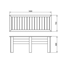 Load image into Gallery viewer, Forest Large Kitchen Garden Planter x 1.8m - Forest Garden
