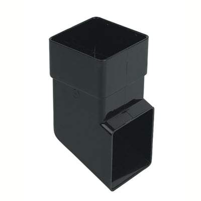 Square Downpipe Shoe 65mm - All Colours - Floplast Drainage