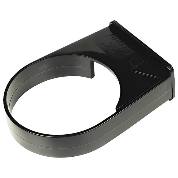 Mini Gutter Downpipe Clip - 50mm Black
