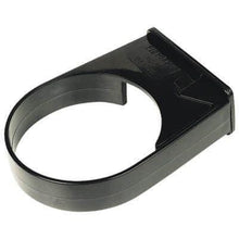 Load image into Gallery viewer, Mini Gutter Downpipe Clip - 50mm Black - Floplast Guttering
