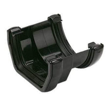 Load image into Gallery viewer, PVC Square to PVC Half Round Gutter Adaptor - Black
