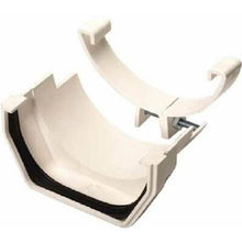 Load image into Gallery viewer, Square to Cast Iron Effect Half Round Adaptor x 114mm - Floplast Guttering
