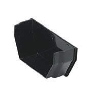 Square Gutter Internal Stop End 114mm - All Colours - Floplast Drainage
