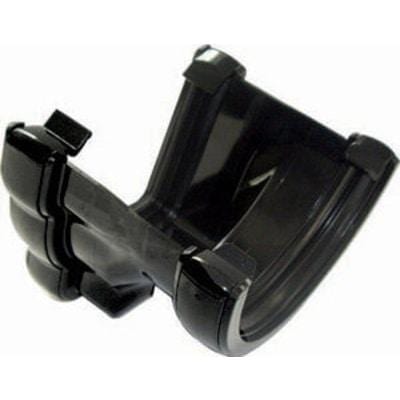 PVC Half Round to PVC Ogee Right Hand Gutter Adaptor RNR3 - All Colours - Build4less.co.uk