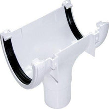 Load image into Gallery viewer, Half Round Gutter Running Outlet 112mm - All Colours - Floplast Drainage
