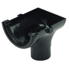 Half Round Gutter Stop End Outlet 112mm - All Colours