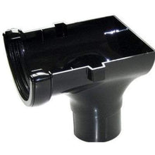 Load image into Gallery viewer, Mini Gutter Stopend Outlet - 76mm Black - Floplast Guttering
