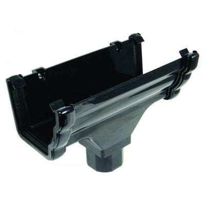 Ogee Gutter Running Outlet 110mm x 80mm - All Colours - Floplast Drainage