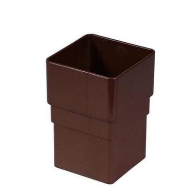 Square Downpipe Socket 65mm - All Colours - Floplast Drainage