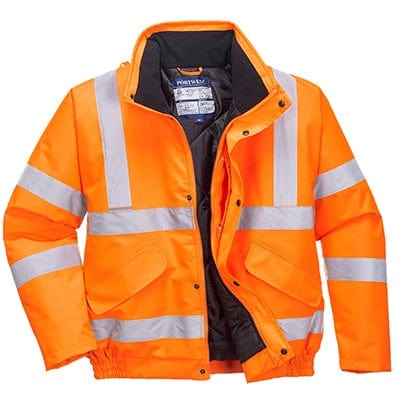 Hi-Vis Bomber Jacket RIS - All Sizes - Portwest Tools and Workwear