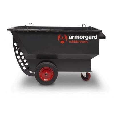 Armorgard Rubble Truck RT400, heavy-duty multi-purpose material and waste truck - Armorgard Tools and Workwear