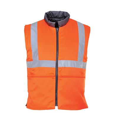 Hi-Vis Reversible Bodywarmer RIS - All Sizes - Portwest Tools and Workwear