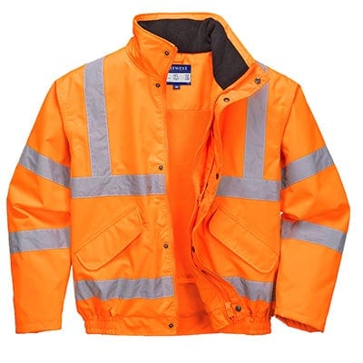 Hi-Vis Breathable Mesh Lined Jacket - All Sizes - Portwest Tools and Workwear