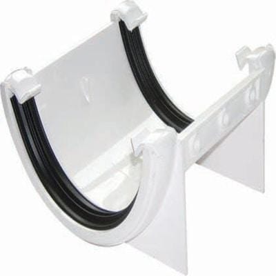 Half Round Gutter Union Bracket 112mm - All Colours - Floplast Drainage