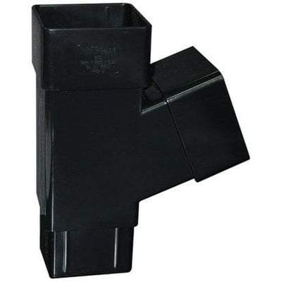 Square Downpipe Branch 112 Degree - All Colours - Floplast Drainage
