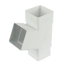 Load image into Gallery viewer, Square Downpipe Branch 112 Degree - All Colours - Floplast Drainage
