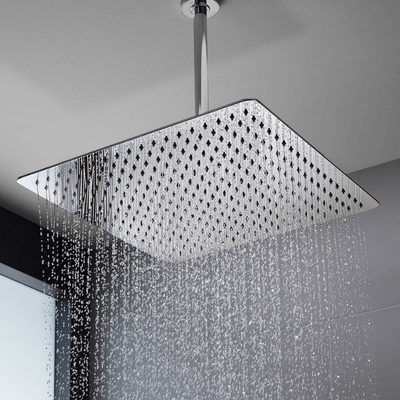Raindream Stainless Steel Square Shower Head - All Sizes - Build4less.co.uk